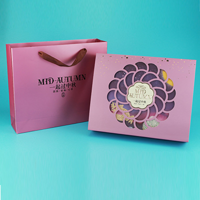 悅享插畫風(fēng)格帶拎袋月餅盒 悅享插畫風(fēng)格帶拎袋月餅盒