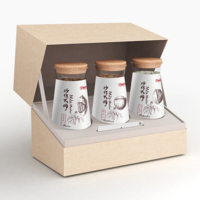 牛卡紙盒干貨包裝設計