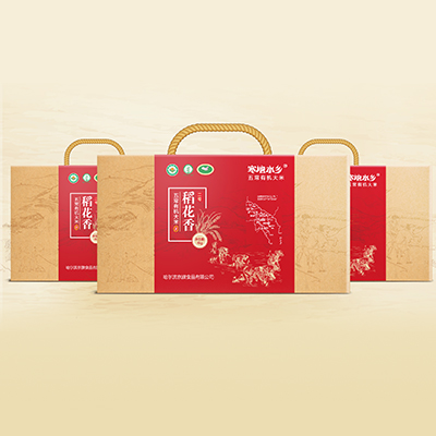 農家風格大米包裝設計與制作