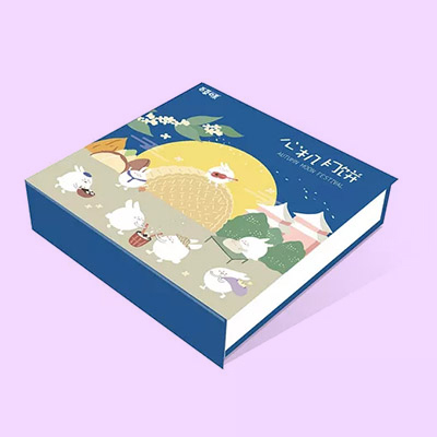 藍(lán)色時尚月餅禮盒設(shè)計制作 藍(lán)色時尚月餅禮盒設(shè)計制作
