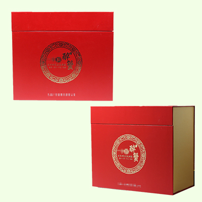 醉蟹螃蟹禮盒設計