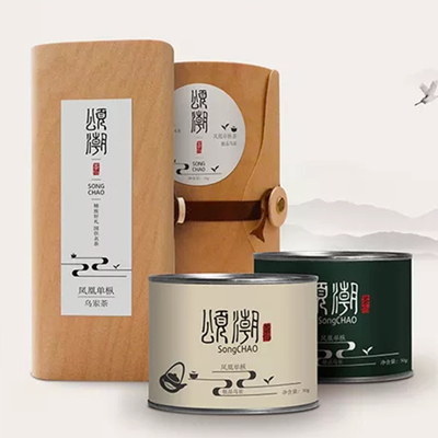 頌潮茶葉禮盒圓柱禮盒設計