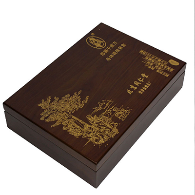 同仁堂禮品盒木盒包裝設計