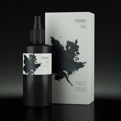 男士護膚品瓶貼標簽設計