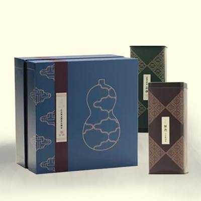 高檔簡約茶葉禮盒定制
