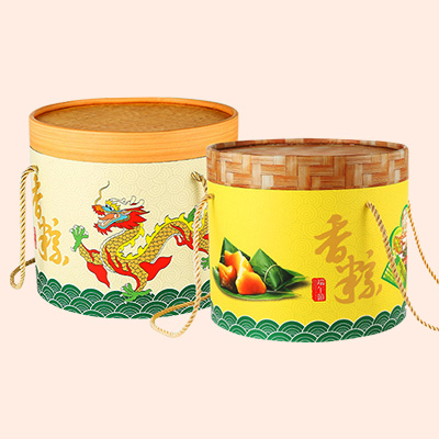 香粽禮盒圓筒盒包裝定制