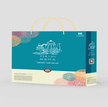 純色簡單甜品手提袋  （橫式）