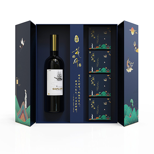 精裝紅酒禮盒包裝，時尚設計很受年輕人喜愛