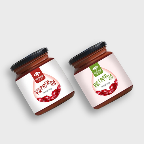 櫻桃果醬 瓶貼包裝設計