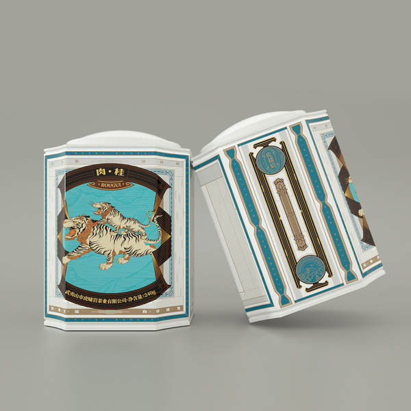 傳統古典風茶葉罐包裝設計制作