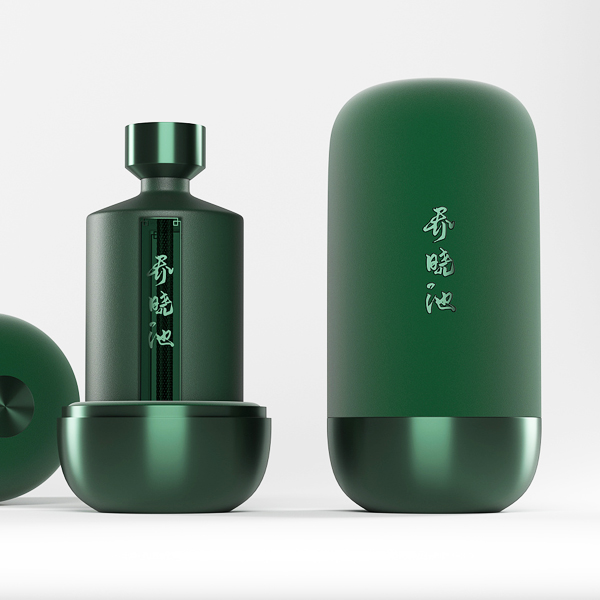 創意白酒盒型結構包裝設計