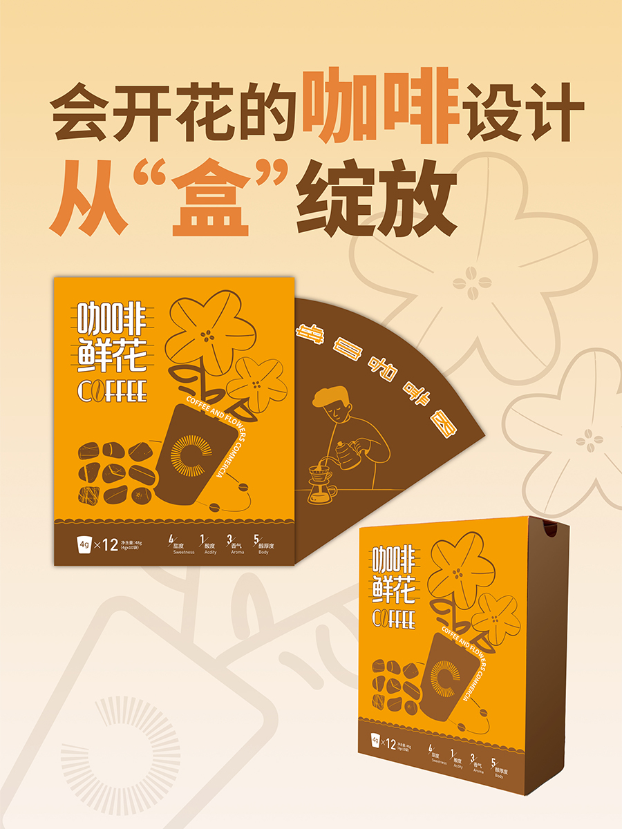 充满脑洞的咖啡包装设计，天天绽放好心情 