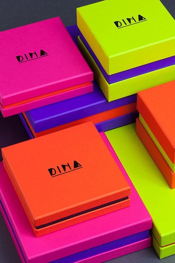 DINA彩色飾品包裝盒