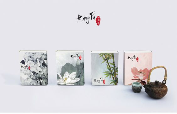 功夫茶系列茶葉包裝設計欣賞